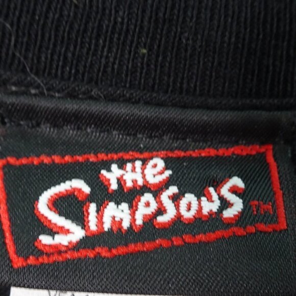 The Simpsons "Can't Make Me!" Black T-Shirt Large - Picture 4 of 6